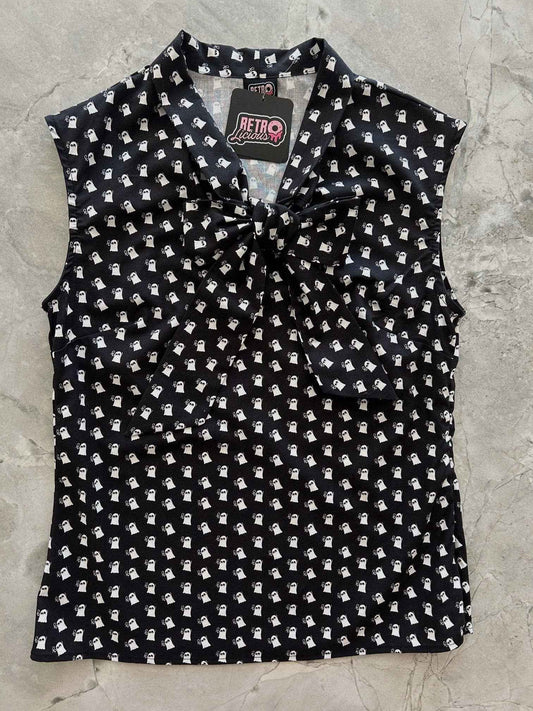 (Copy) Mini Ghosts Bow Top