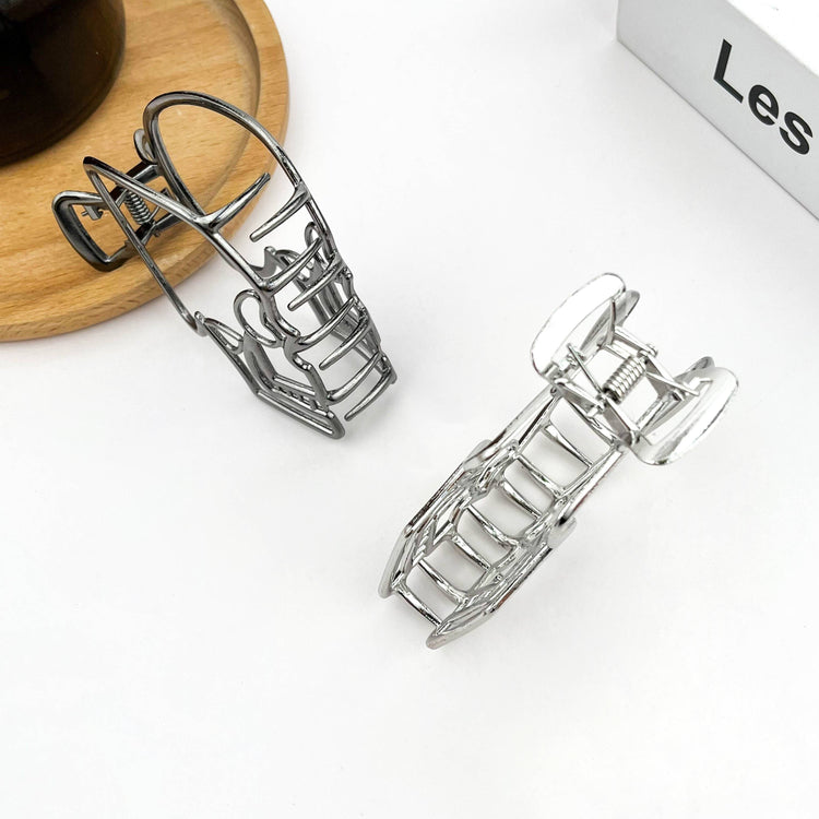 Skull-Shaped Metal Hair Claw