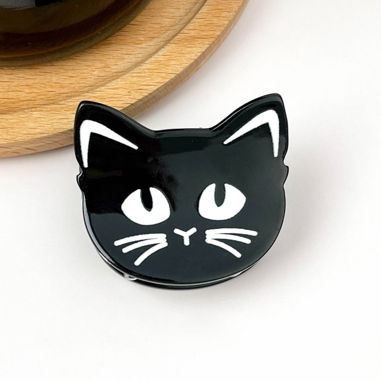 Eye-rolling Cat Claw Clip