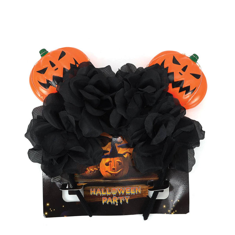 6 pcs of Halloween Jack-O'-Lantern Poof Headband