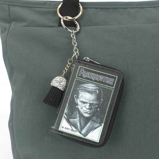 FRANKENSTEIN BOOK BAG CHARM/COIN PURSE IN VINYL