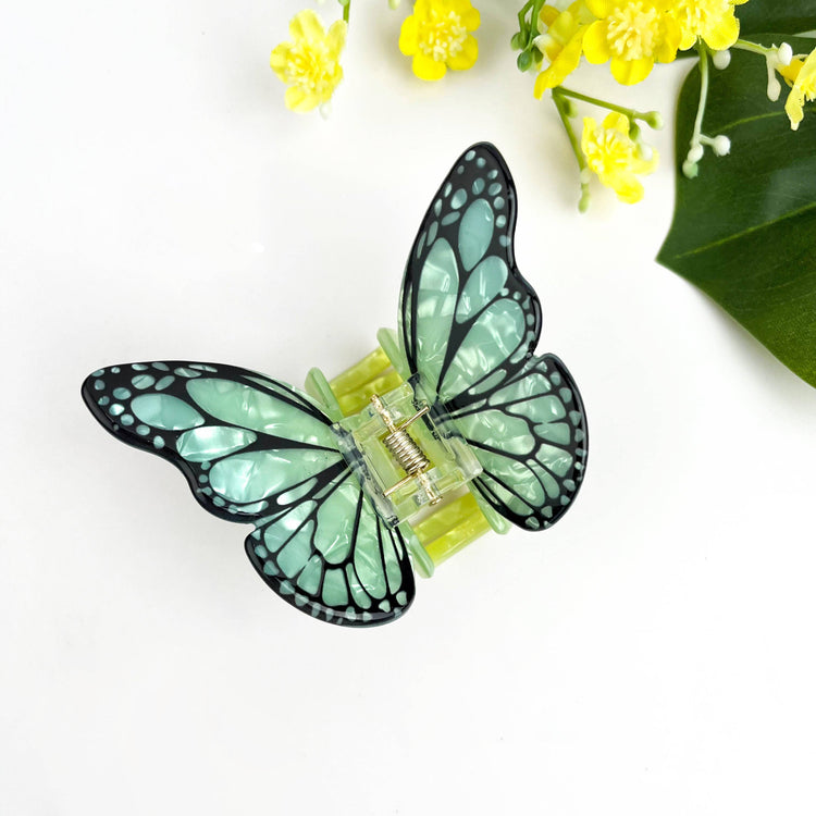Elegant Colorful Butterfly Hair Claw Clip