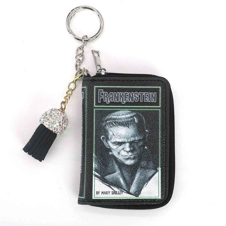FRANKENSTEIN BOOK BAG CHARM/COIN PURSE IN VINYL