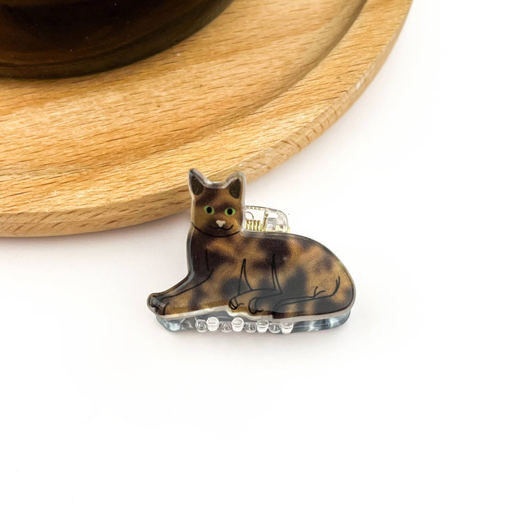Mini Cat Hair Claw Clip, Animal-shaped Hair Clips