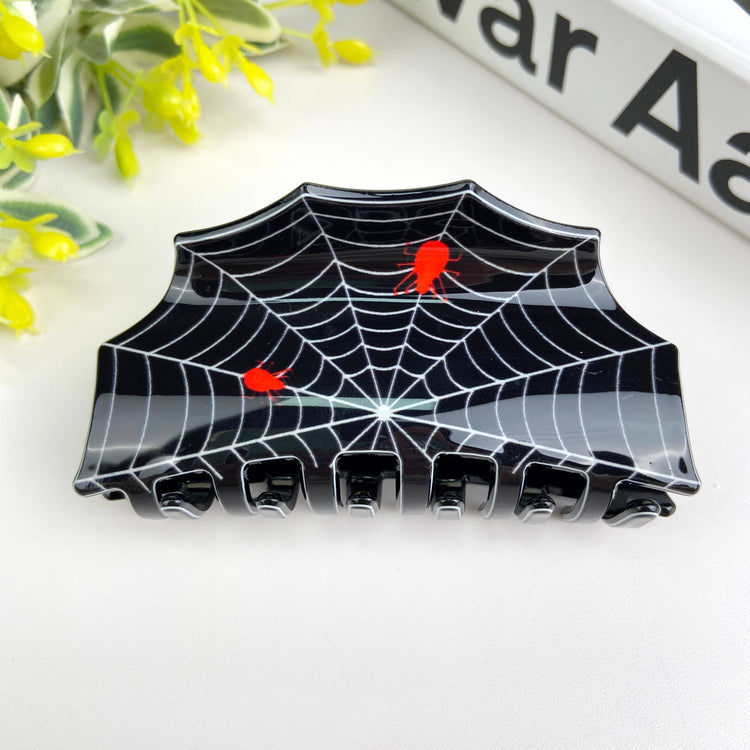 Halloween Spider Web Hair Clip