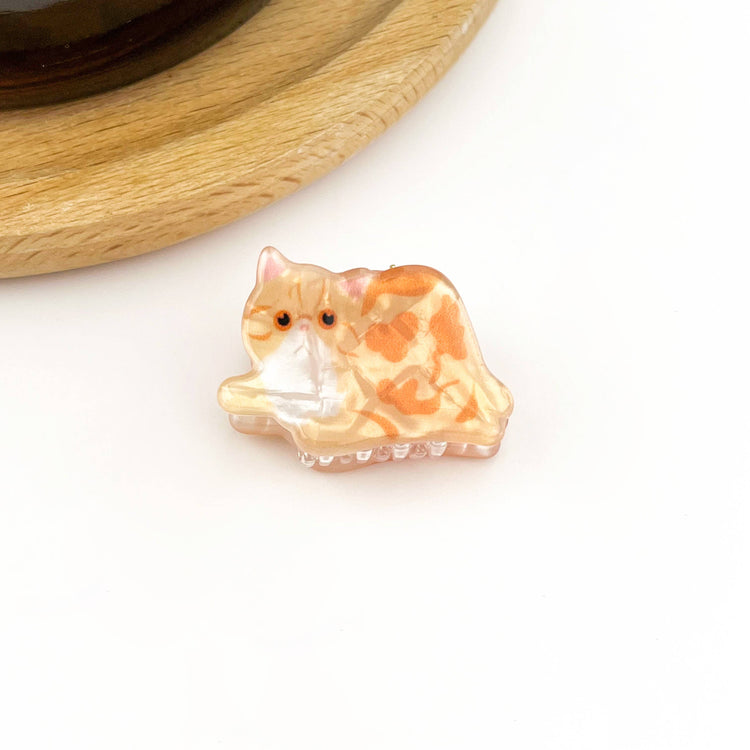 Mini Cat Hair Claw Clip, Animal-shaped Hair Clips