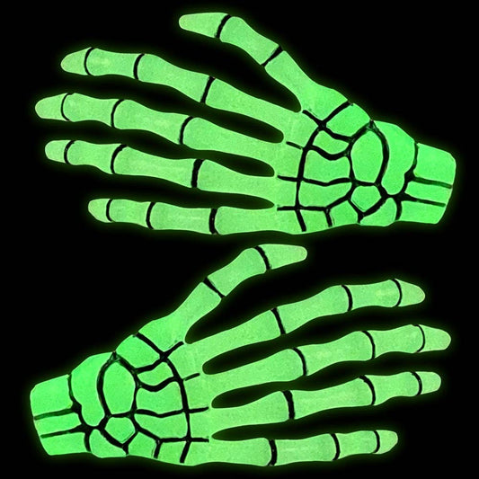 Skeleton Bone Hands Hairslides Glow
