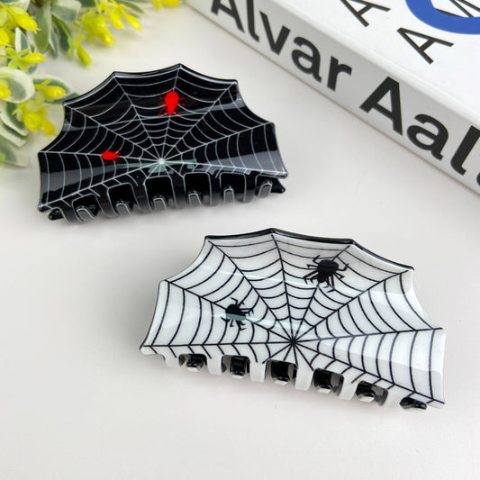 Halloween Spider Web Hair Clip