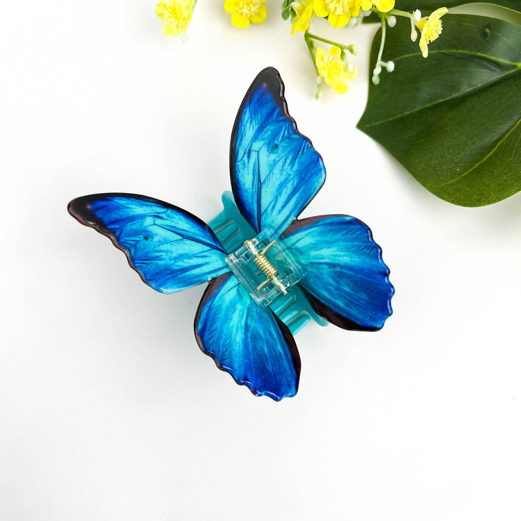 Elegant Colorful Butterfly Hair Claw Clip