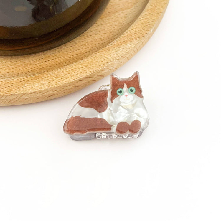 Mini Cat Hair Claw Clip, Animal-shaped Hair Clips