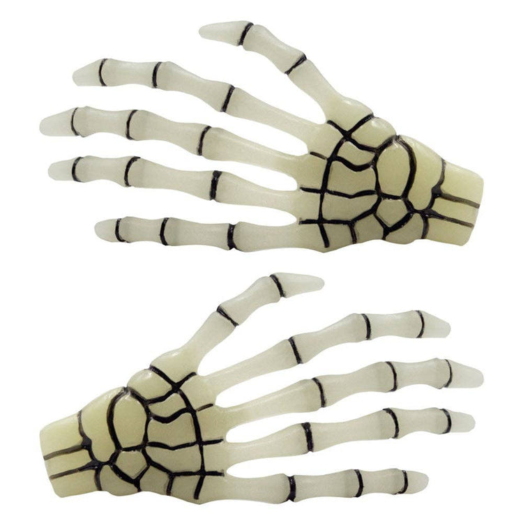 Skeleton Bone Hands Hairslides Glow