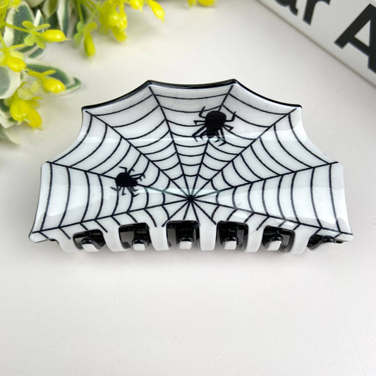 Halloween Spider Web Hair Clip