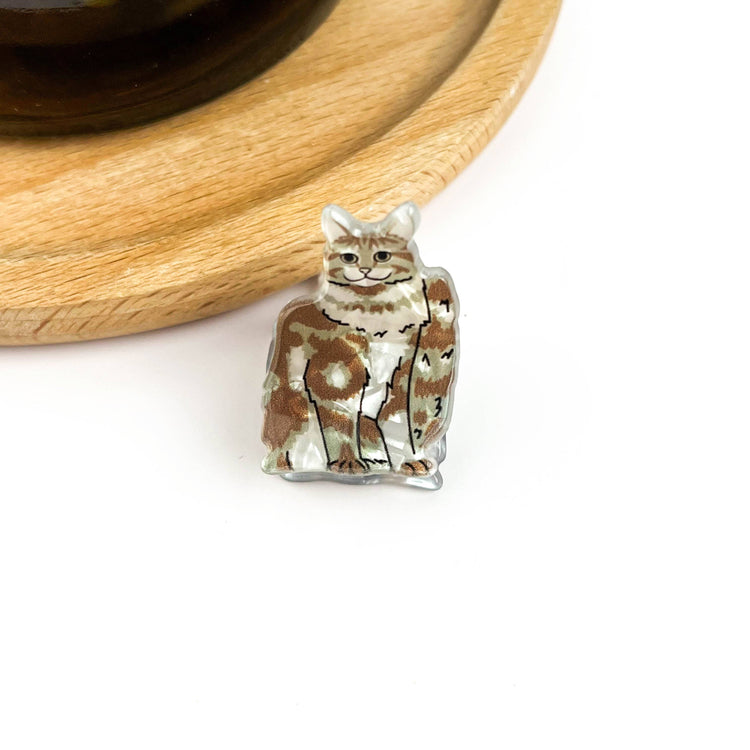 Mini Cat Hair Claw Clip, Animal-shaped Hair Clips