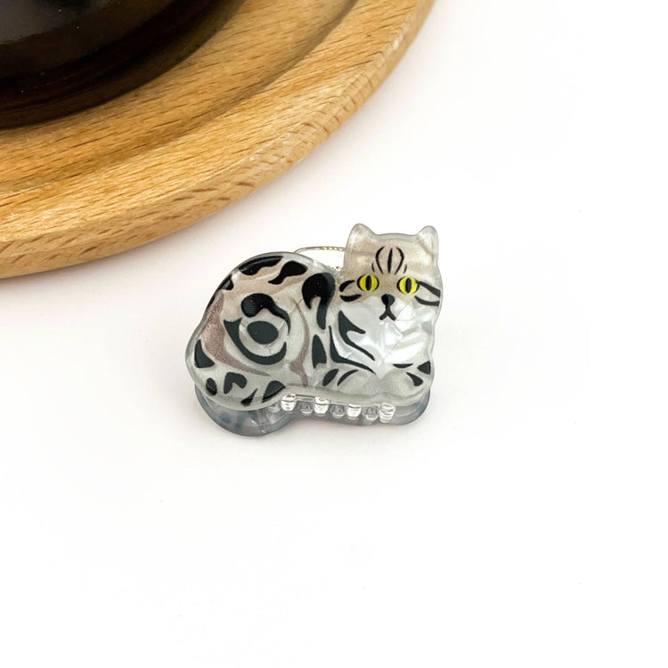 Mini Cat Hair Claw Clip, Animal-shaped Hair Clips