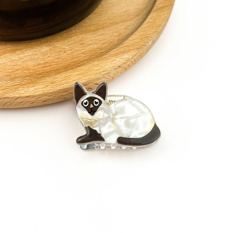 Mini Cat Hair Claw Clip, Animal-shaped Hair Clips